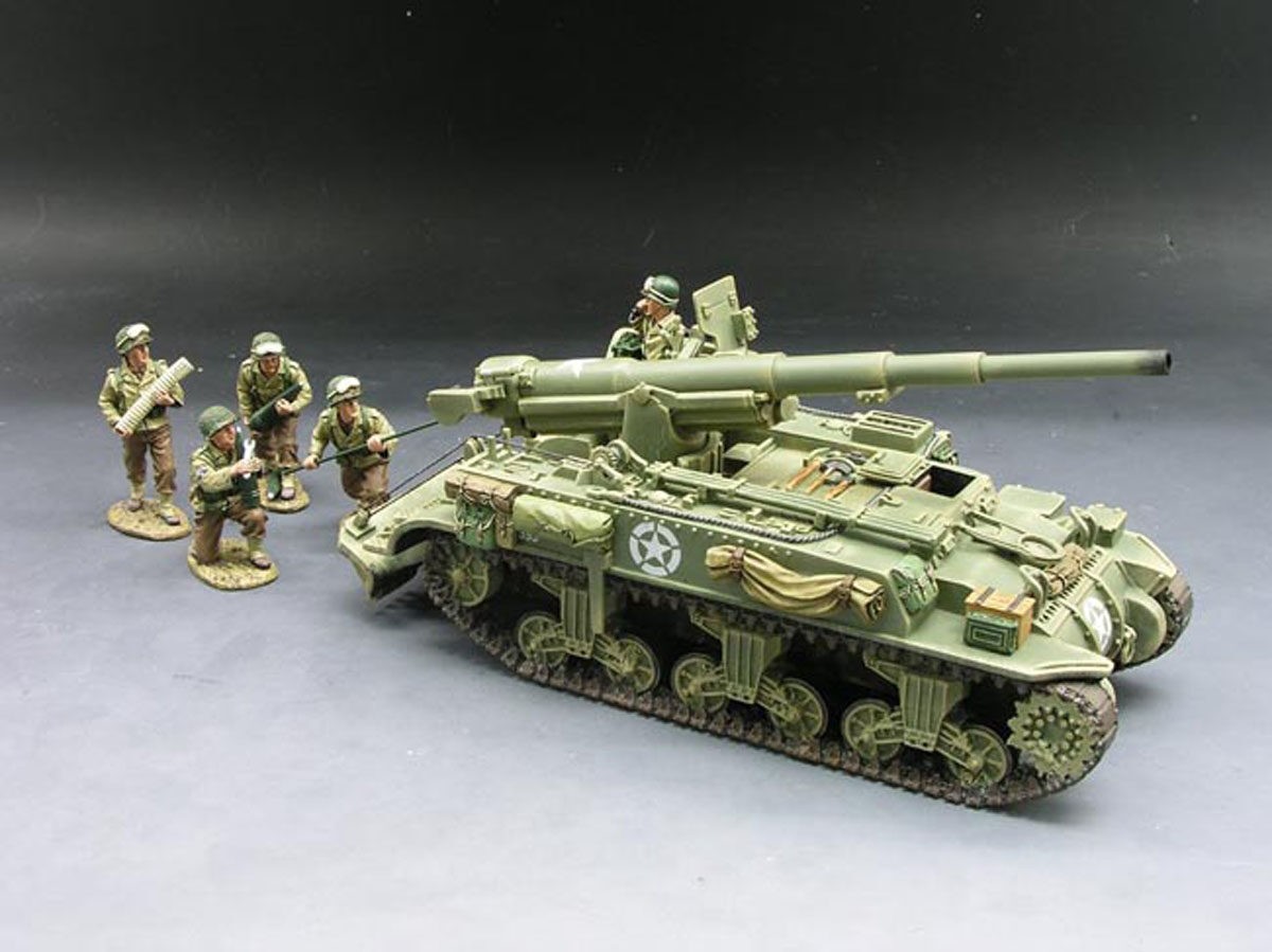 King and Country - DD078 - Obice da 155mm semovente montato su chassis di