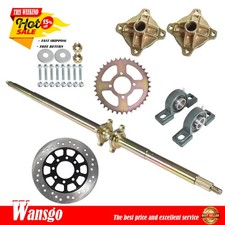 For Go Kart Golf Cart ATV buggy Quad 44" Rear Live Axle Wheel Hub Complete Kit