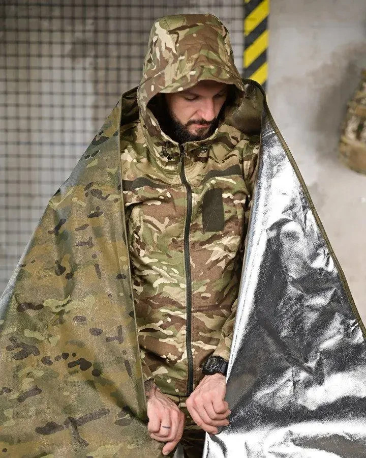 Anti-thermal imaging blanket Model Multi 3, protective cape drones