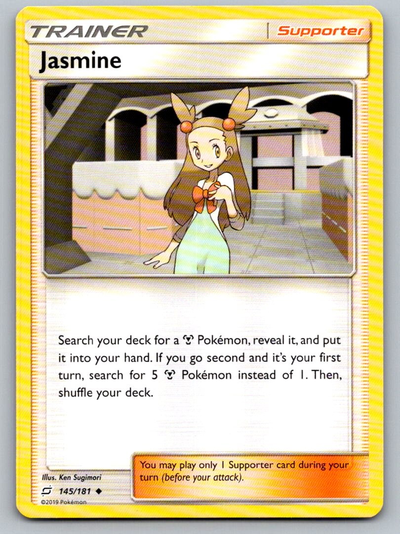 Jasmine 145/181 Uncommon Team Up Pokemon Lightly Played