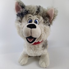 Morgenroth Husky / Wolf Kuscheltier ca. 30 cm – Plüschtier Stofftier Grau/Weiß