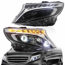 2*LED Scheinwerfer für Mercedez Benz Vlasse/Vito W447 MPV 2014-2020 Gelb Blinker