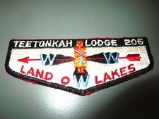 OA Teetonkah 206, S-1, 1950s, First Flap, FF, Rating 5, 29,88,203,315,332,373,MI