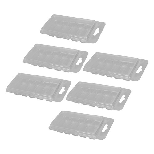 100pcs 5-core Wax Melting Mold Empty Transparent Wax Melting Container Chocolate - Picture 10 of 12