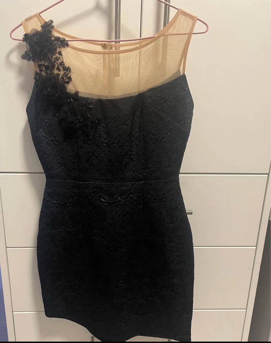 self-portrait embellished lace midi dress self-portrait - Blue Lace Embellished Midi Dress main image 1