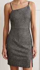 Lulus Sparkly Asymmetrical Mini Dress