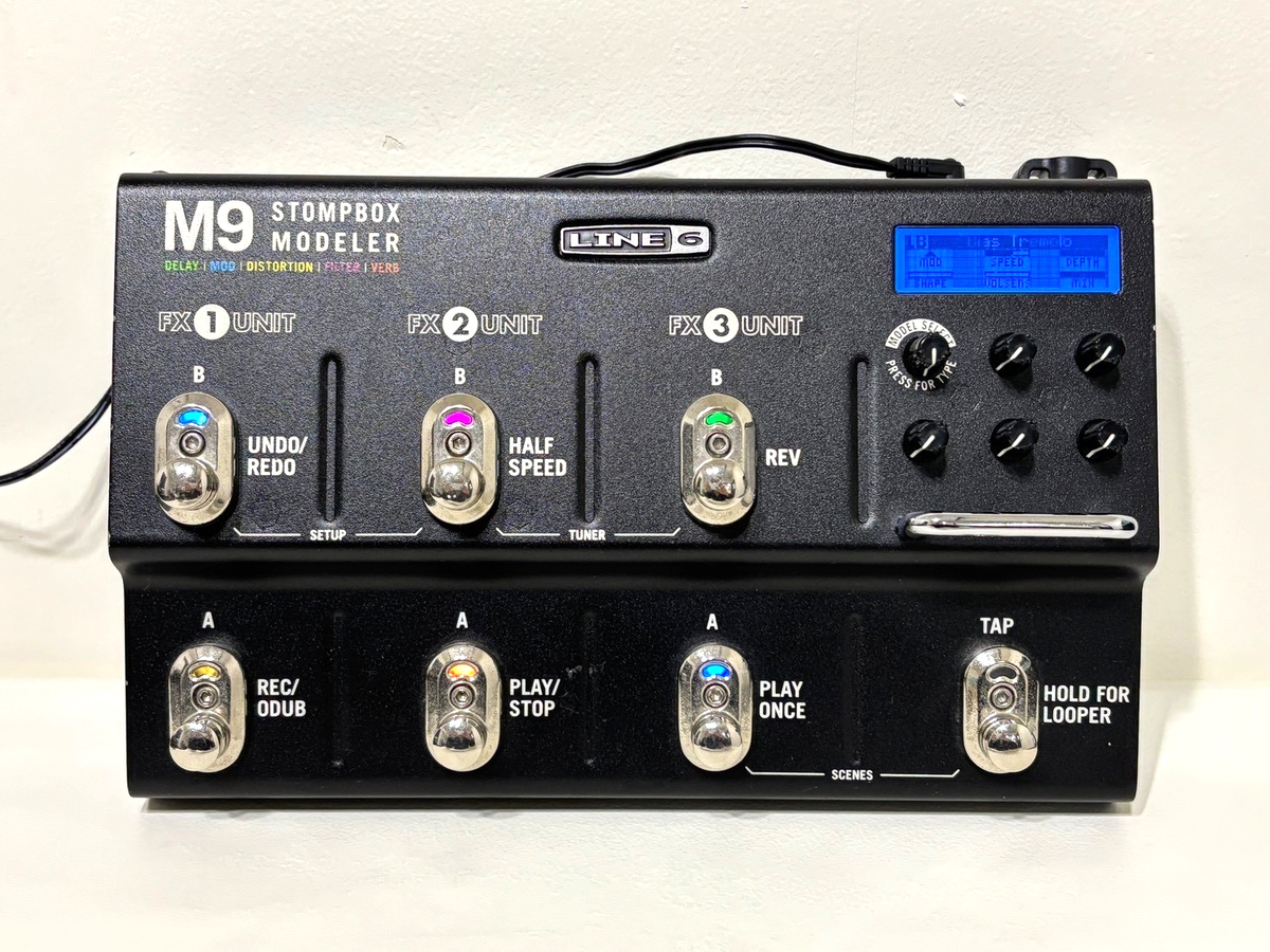 Line 6 6 M9 Stompbox Modeler Multi-Effects Guitar Effect Pedal for
