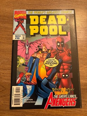 Deadpool # 10 NM Marvel Comic Book X-Men X-Force Cable Wolverine 20 J368