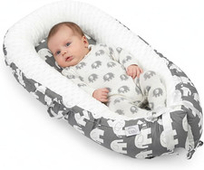 Riduttore Lettino Neonato Riduttore Culla -Lettino Da Viaggio-100% Cotone Lavabi