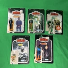 Vintage Lot of 5 Star Wars ESB Action Figures w/ Card Backs Kenner 80s