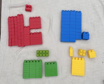 Mega Bloks First Builders Big Building Blocks Lot 98