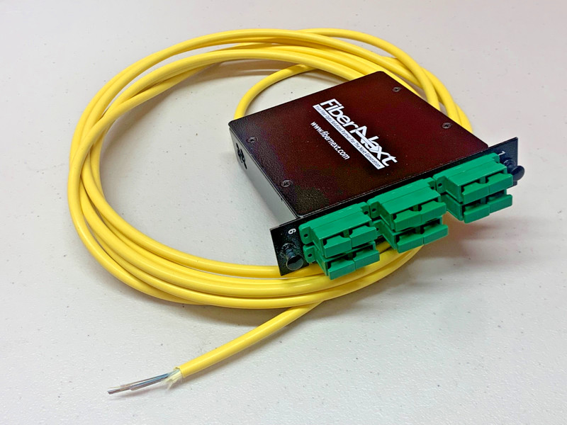Fiber Optic 12 Port wired plug-n-play Box Enclosure Patch Panel Cassette