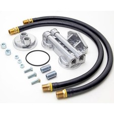 Trans Dapt Dual Oil Filter Relocation Kit Ford V8 V6 L6 Trans Dapt Dual Oil Filter Relocation Kit Ford V8 V6 L6