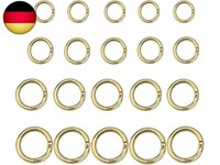20 StüCk Rund Karabinerhaken, Karabinerhaken Snap, Zinklegierung Karabiner