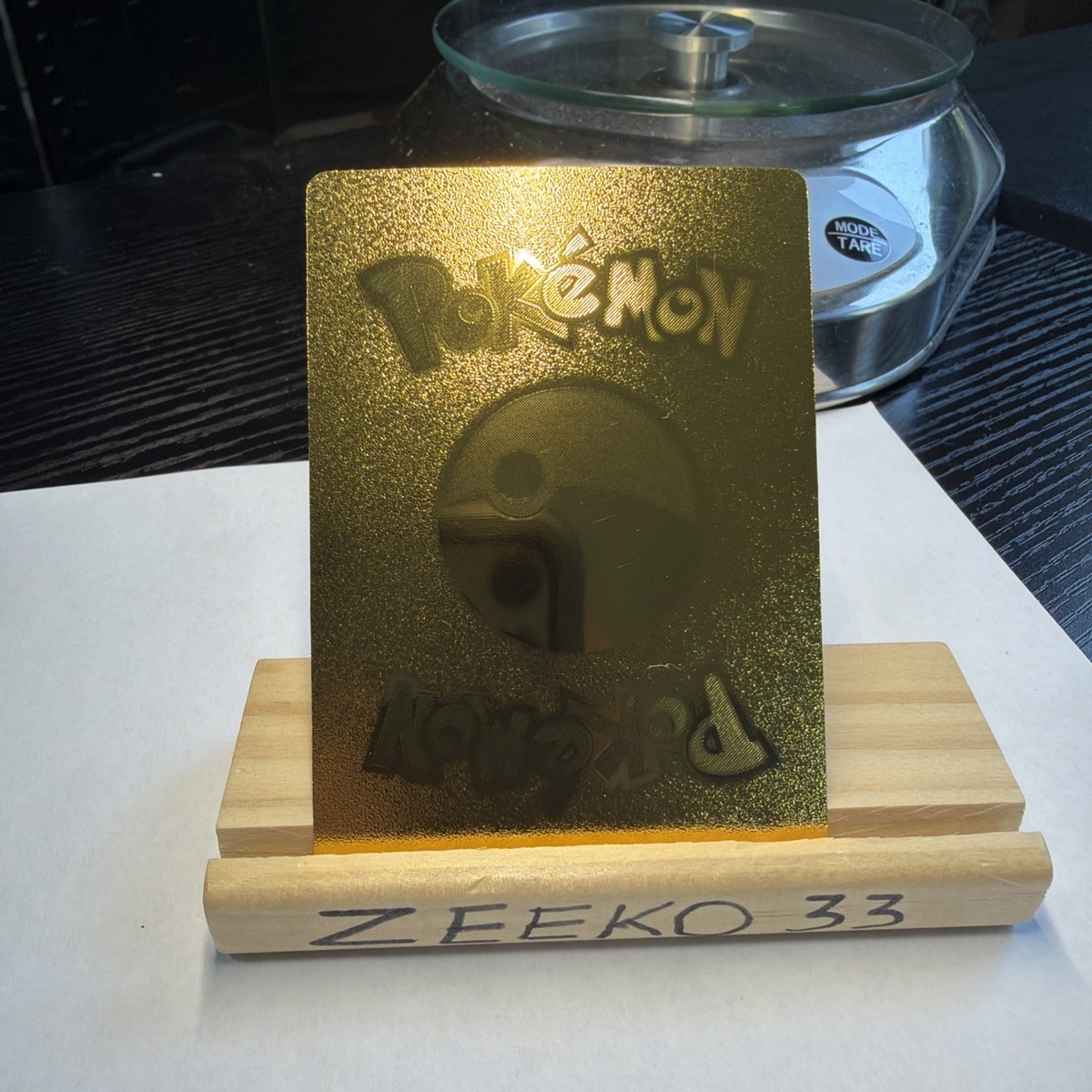 Mew GX Gold Foil Hp 2530 Fan Art Display Card Psybeam💥💥💥💥 star