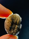 19G Saffordite-Rare Arizona glassy meteorite half transparent cintamani  30MM — photo 7