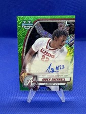 2024-25 Bowman University Chrome - Chrome Prospect Autographs Aiden Sherrell #3