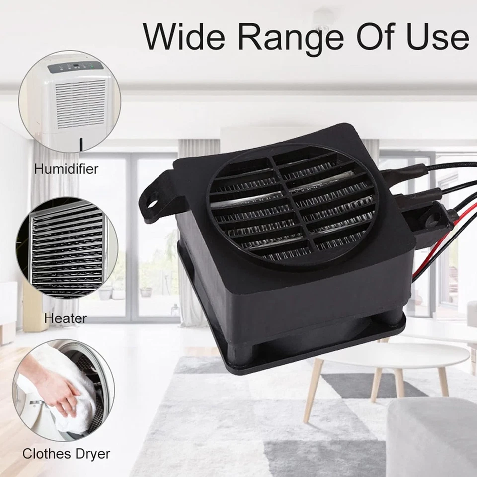 120W 12V Lufterhitzer PTC Heizung Konstante Temperatur Heizlüfter Heizelement - Bild 4 von 4