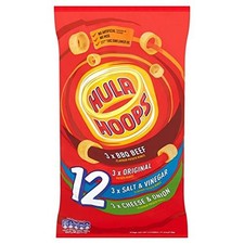 Assorted Hula Hoops 24g x 12 per Pack