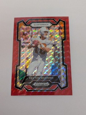 2024 Panini Prizm Draft Picks - Peyton Manning #54 Red Finite Prizm 123/125 UT