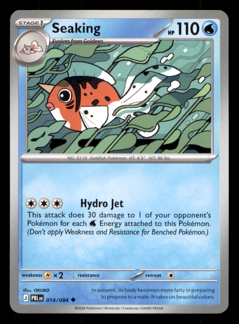 Seaking PBL 014/084 Pokemon LP