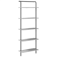 BüCherregal Sonoma Eiche Grau 60X24X168 Cm Standregal Holzwerkstoff