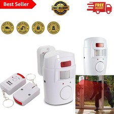 Wireless Burglar Alarm with 2 Remote Controls - 105dB Alert Adjustable Mount
