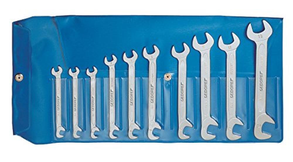 Chiavi Doppia Forchetta 8-0100 Metriche | Acciaio 31CrV3 Serie 10pz