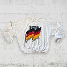 Vintage 1987 International Colors Germany Flag Long Sleeve Shirt OSFA L 