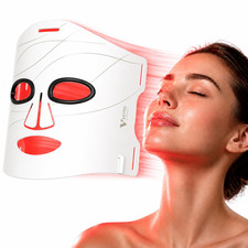 VYM Cordless Red Light Therapy Mask - 292 LEDs for Skin Rejuvenation