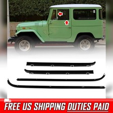 4 Weatherstrip Door Glass Belt Window Rubber For Toyota Land Cruiser Bj40 Fj40