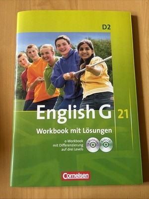 English G 21 Workbook mit Lösungen, e-Workbook und Audio CD NEU