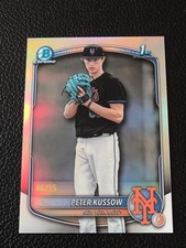 2025 Topps Bowman Baseball Peter Kussow Base 1st /35 Refractor TJP