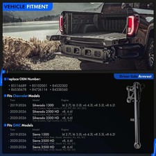 For 2019-2026 Silverado Sierra HD Tailgate Assist Step Handle Bracket 84338560..