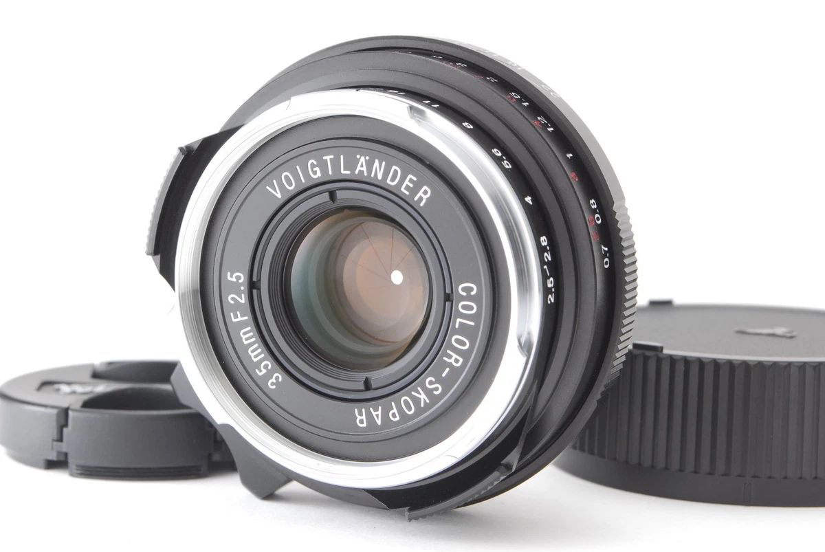 Voigtländer Camera Lenses 35mm Focal f/2.5 Maximum Aperture for