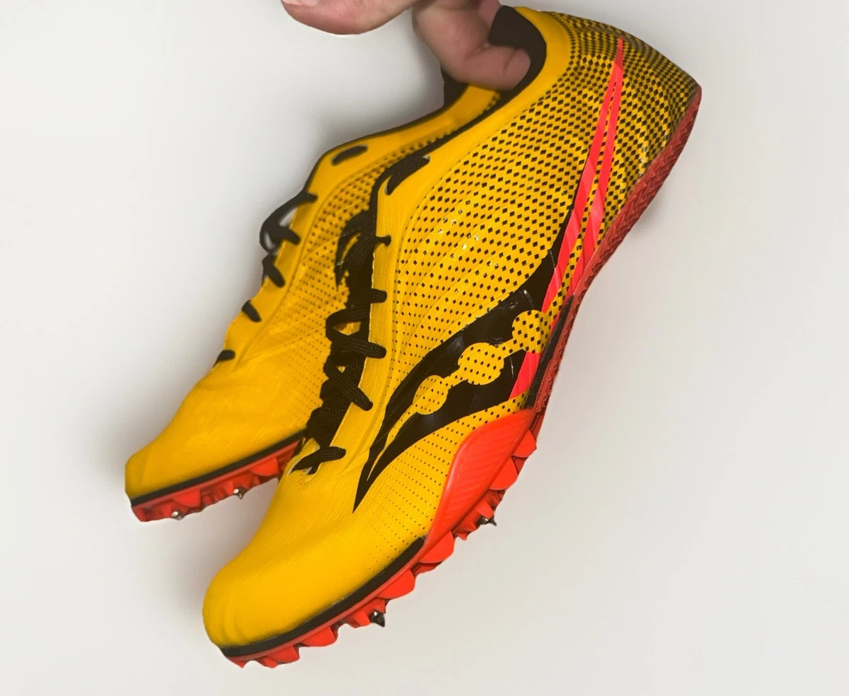NEW SAUCONY men\'s spitfire 5 spike shoes in vizi gold vizi red Saucony Spitfire 5 Vizigold Men main image 3