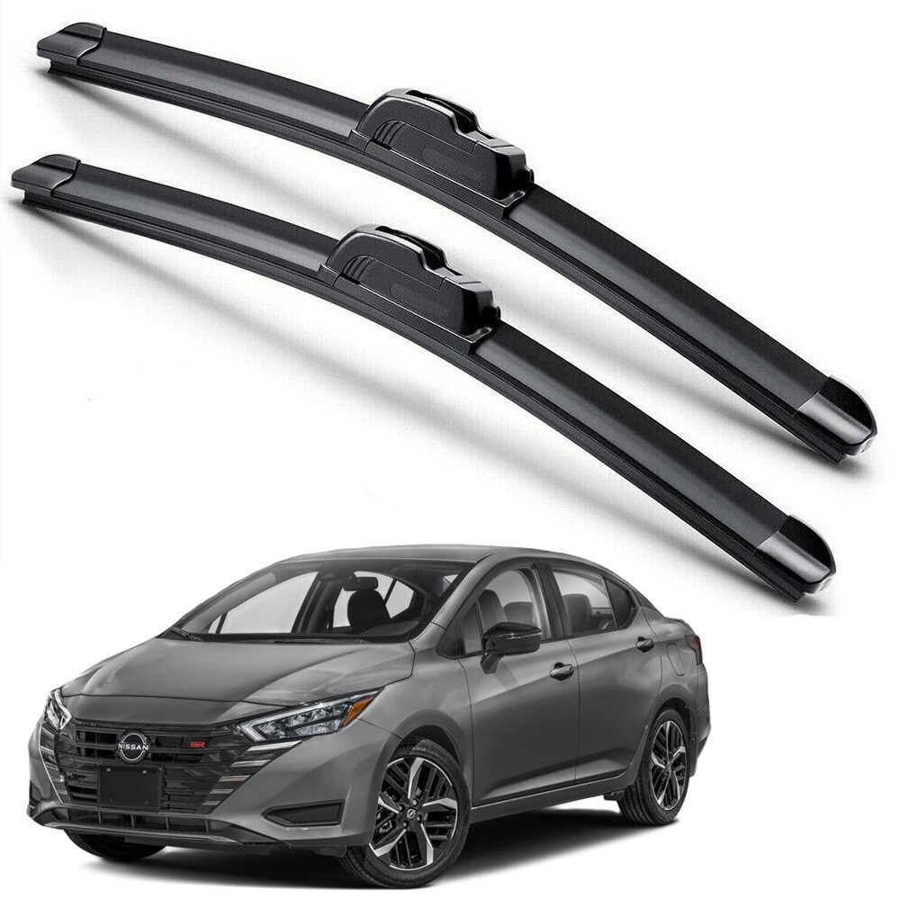 For 2020-2024 Nissan Versa Windshield Wiper Blades J-HOOK Hybrid