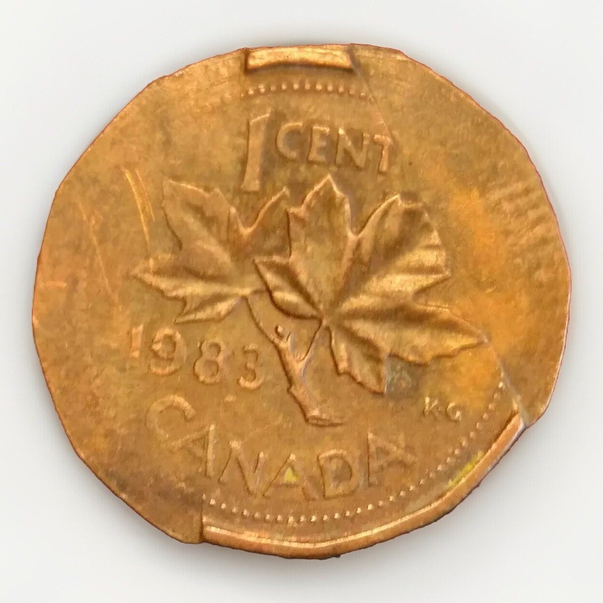 1983 Canada penny error wrong planchet error maybe New Zealand