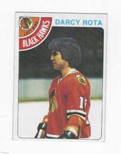 1978-79 TOPPS DARCY ROTA #47 CHICAGO BLACK HAWKS