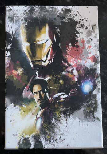Iron Man Stretched Canvas art work