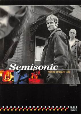 Semisonic Feeling Strangely Fine Album Ad Promo Postcard Vintage 1998