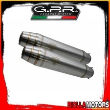 TERMINALI DI SCARICO GPR Honda VF 1000 F/F 1985 1985-1989 1000 OMOLOGATO Deepton
