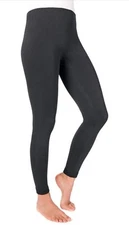 MUK LUKS Fleece Lined Leggings 1 pair Grey Size M/L