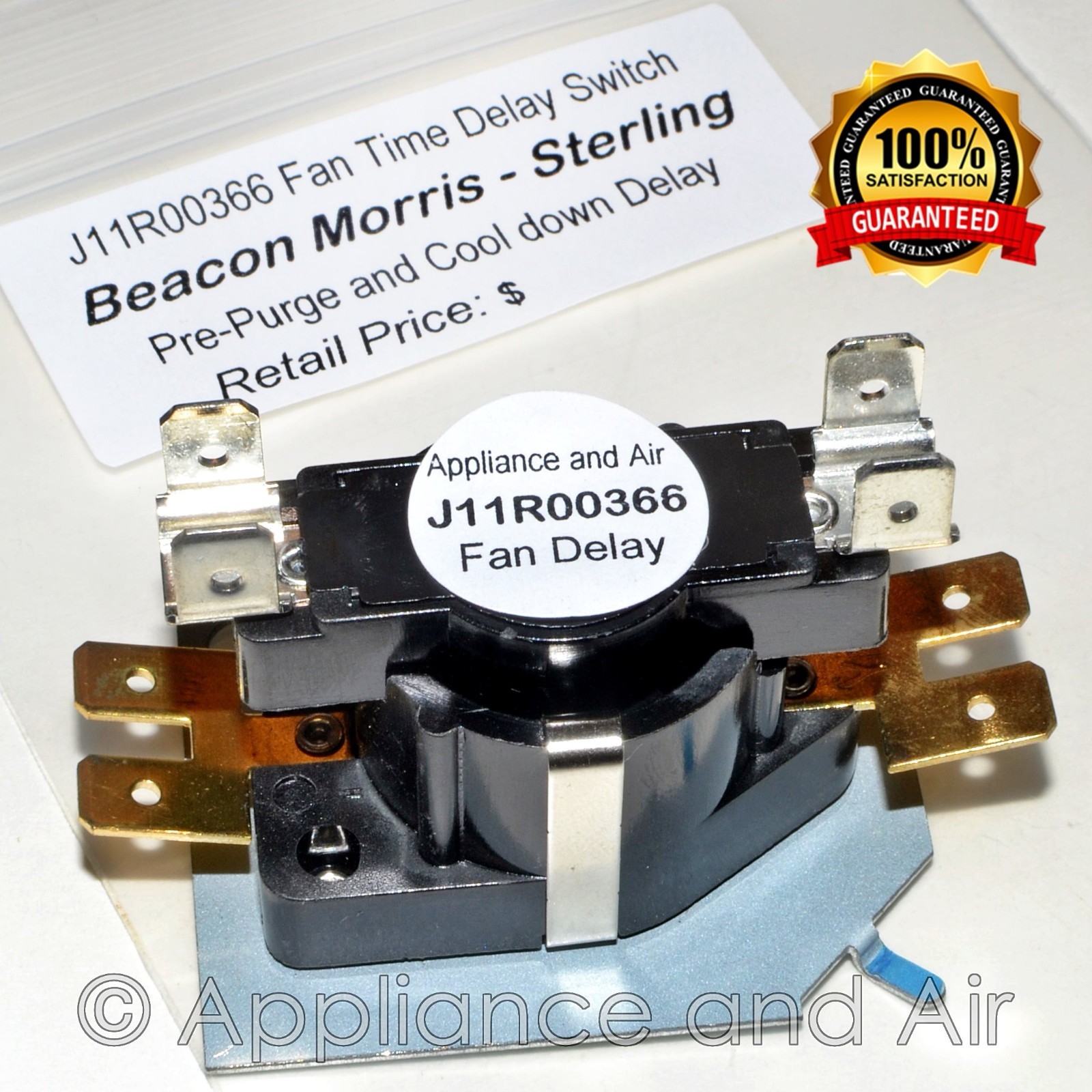 Beacon Morris J11R00366 OEM Fan Time Delay Switch / PrePurge
