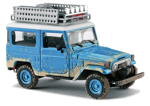 HO 1:87 Busch # 43023 -1960 Toyota Land Cruiser J4 Hardtop SUV w/ Roof Rack - We