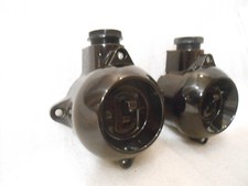 Orig. Bakelit Wechselschalter Kippschalter Aufputz schwarz Schalter Steckdose