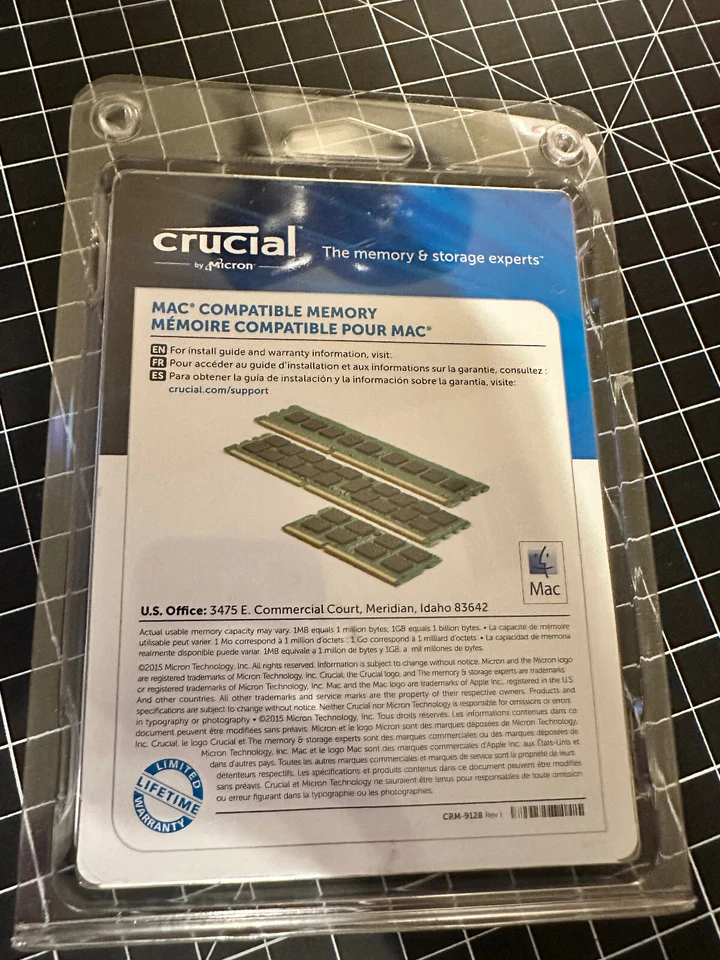 NEW Crucial Hynix 4GB Kit Memory 2Rx8 PC3-8500S-7-10-F2 DDR3 HMT125S6BFR8C-G7 - Image 3 of 3