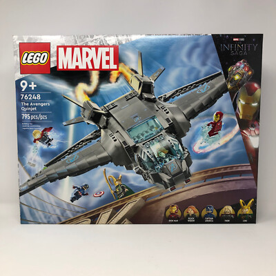 LEGO New 76248 Marvel The Avengers Quinjet NEW FACTORY SEALED Iron Man Thor Loki