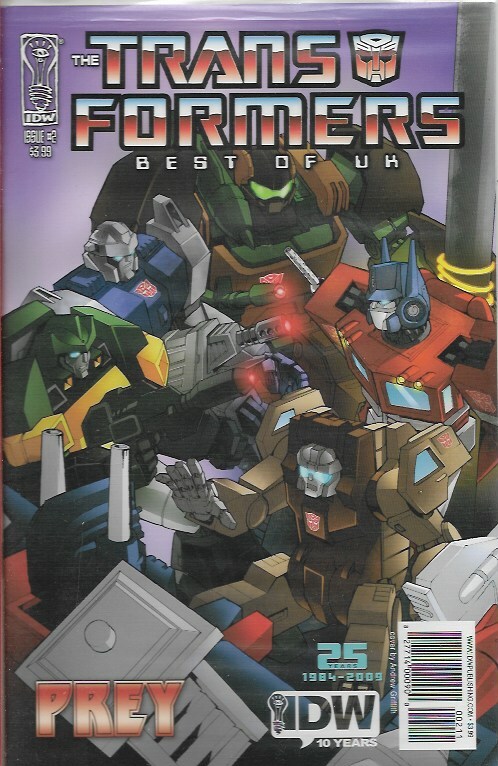 TRANSFORMERS BEST OF UK Prey #2 - Back Issue