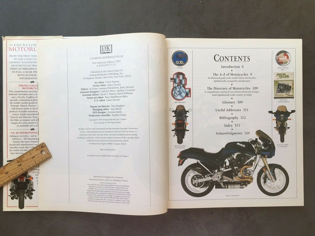 The Encyclopedia of the Motorcycle by Hugo Wilson Hardcover Book DJ 1995 9780789401502 | eBay The Encyclopedia of the Motorcycle by Hugo Wilson Hardcover Book DJ 1995 9780789401502 | eBay